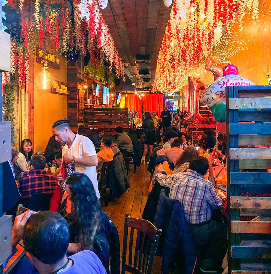 Birthday party at Lunera, a private event venue in Astoria